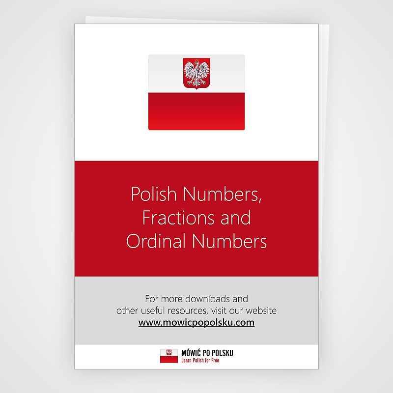 Polish Numbers, Fractions and  Ordinal Numbers